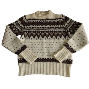 Vintage Clipper XS Brown Sweater *Flawed*